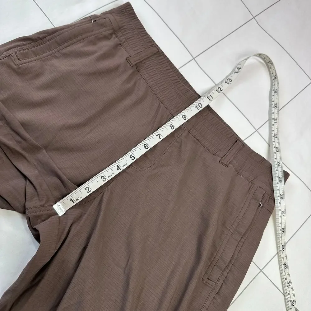 Kuhl Haven Pants Women Medium Coffee Brown Nylon Ripstop Hiking Granola Gorpcore